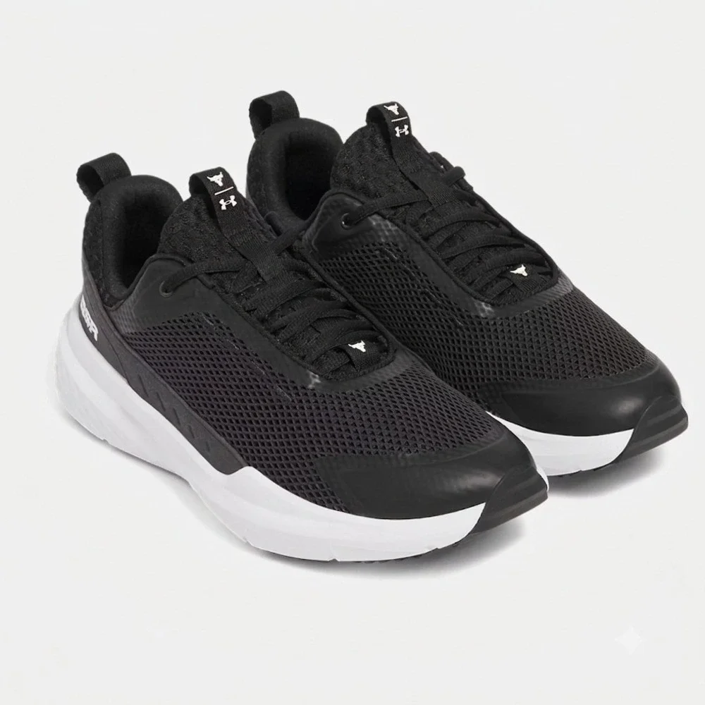 Under Armour Project Rock BSR‎ 5 Mens 8 Black NIB Training Gym Sneakers NEW